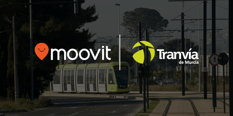 Tranvía de Murcia y Moovit se alían para fomentar el uso del transporte público multimodal