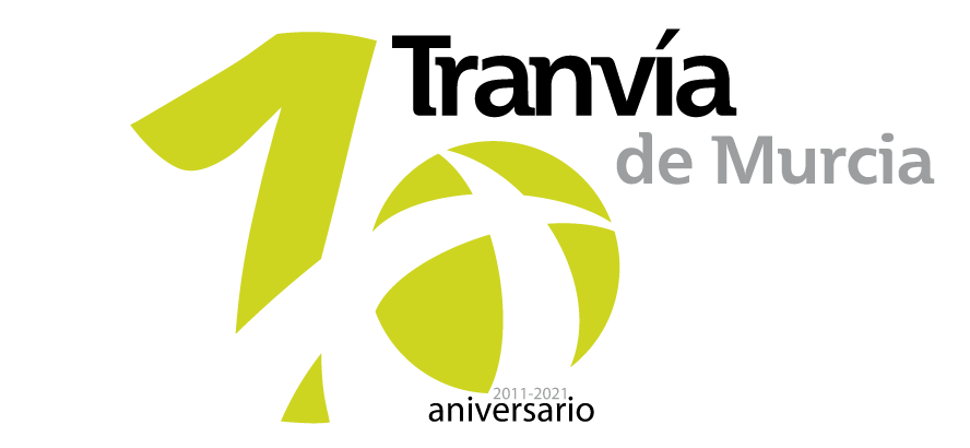 Tranvía de Murcia presenta su nuevo logotipo con motivo del X Aniversario