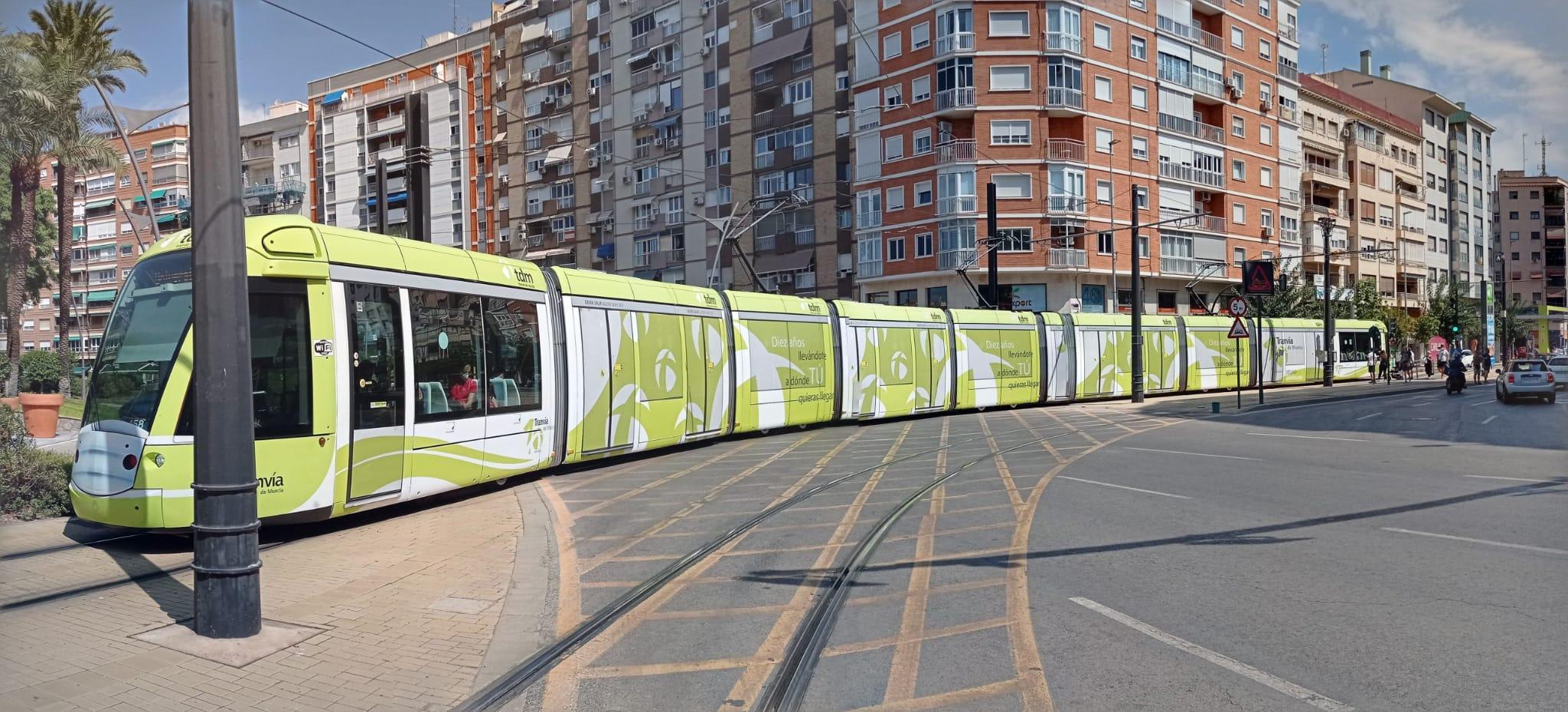 Tranvia de Murcia adquiere energía 100% verde para los próximos dos años