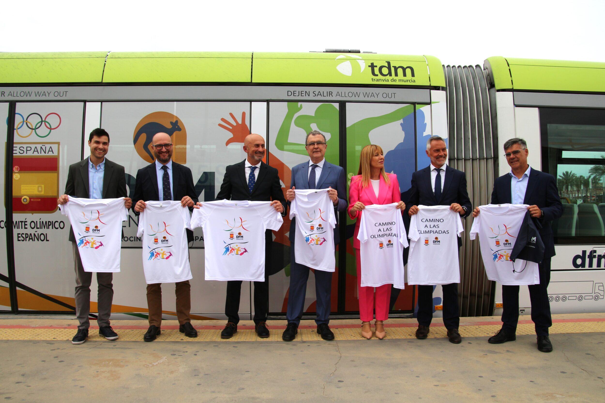 Tranvía de Murcia apoya e impulsa el deporte nacional a través del Comité Olímpico Español (COE)